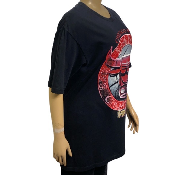 Vintage NBA Finals Chicago Bulls 1998 NBA champions T-Shirt size L - Picture 3 of 16